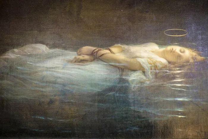 Framed Print : Paul Delaroche, The young martyr Framed Print : Paul Delaroche, The young martyr