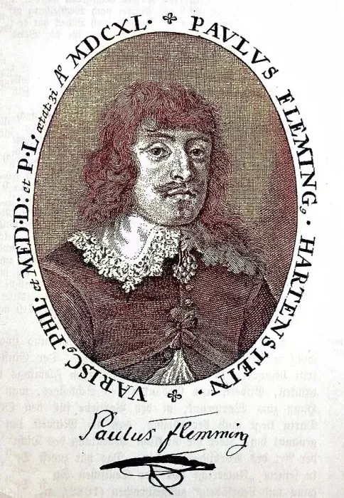 Framed Print : Paul Fleming, 5 October 1609, 2 April 1640