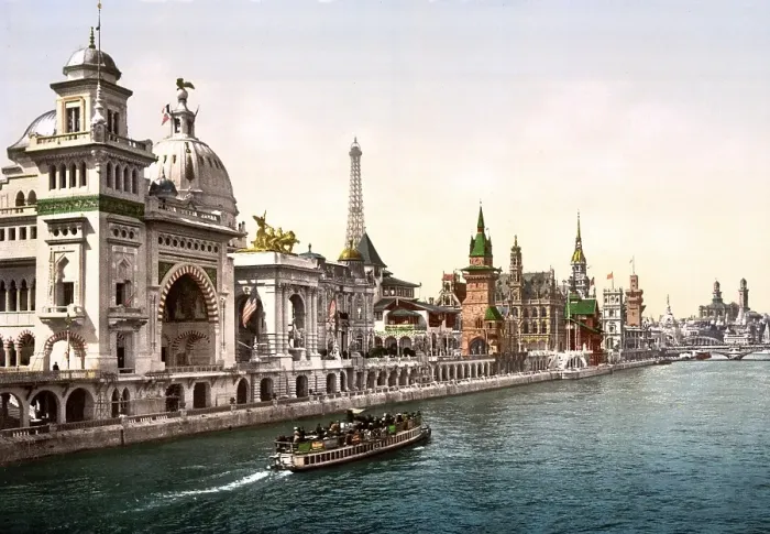 Framed Print : The Pavilions of the Nations, Universal Exhibition, 1900, Paris, France, Historical, c. 1900, digitally restored reproduction from a 19th century original, Europe Framed Print : The Pavilions of the Nations, Universal Exhibition, 1900, Paris, France, Historical, c. 1900, digitally restored reproduction from a 19th century original, Europe