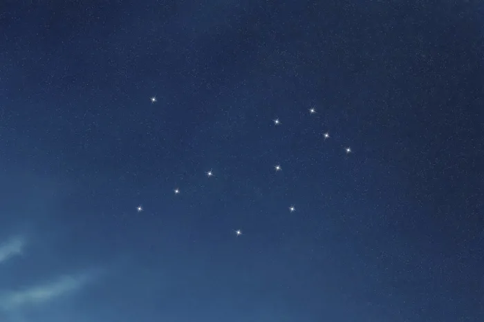 Framed Print : Pavo star constellation, Night sky