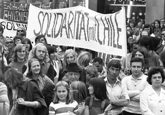 Framed Print : The Peace March 73 of the peace movement on 15