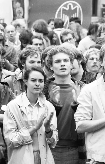 Framed Print : The peace movement demonstrated on the occasion of the Anti-War Day with the Cologne Peace Weeks on 31 Framed Print : The peace movement demonstrated on the occasion of the Anti-War Day with the Cologne Peace Weeks on 31