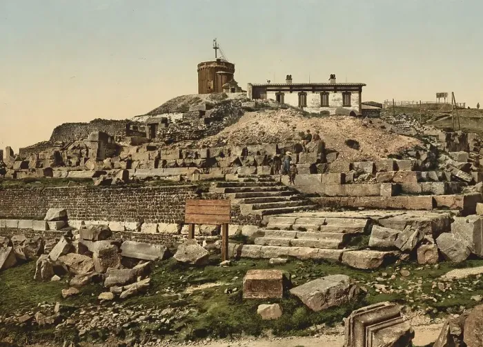 Framed Print : Peak of the Puy de Dome and ruins of the temple of Mercury Framed Print : Peak of the Puy de Dome and ruins of the temple of Mercury