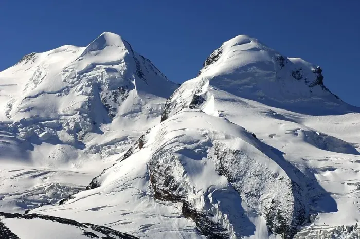 Framed Print : Peaks Castor and Pollux, Zermatt Framed Print : Peaks Castor and Pollux, Zermatt