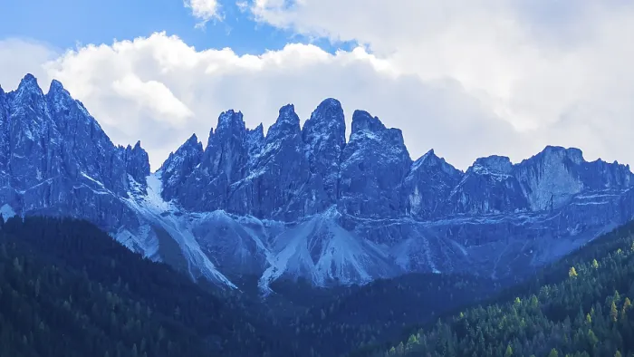 Framed Print : The peaks of the Geisler Group