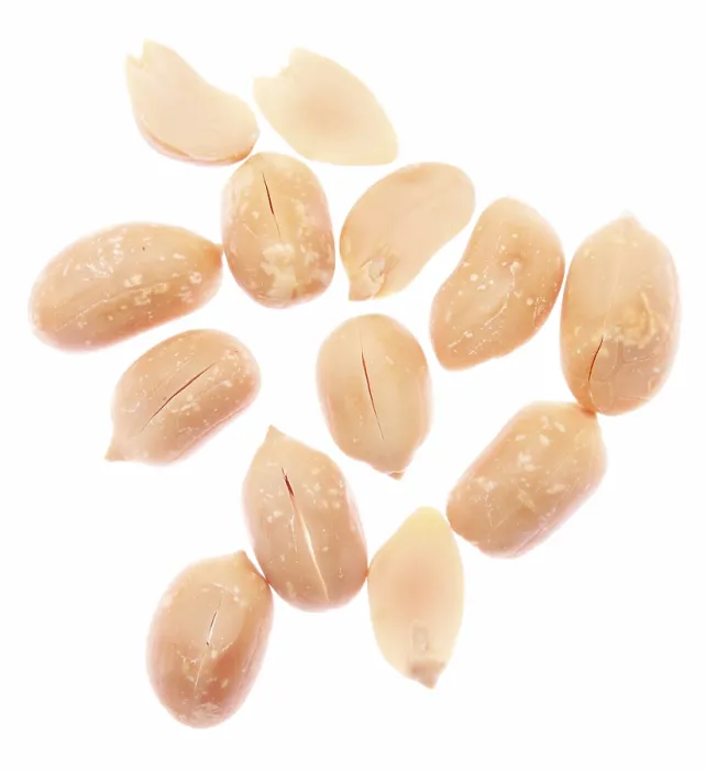 Framed Print : Peanuts isolated on white background Framed Print : Peanuts isolated on white background