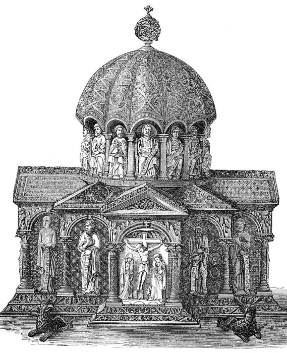 Framed Print : Pearl of the Guelph Treasure, treasure relics of Brunswick Cathedral