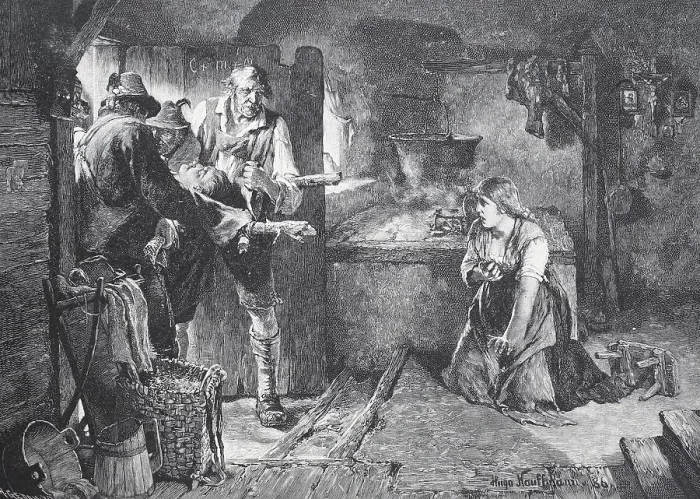 Framed Print : Peasants bring home a man who has crashed in the mountains Framed Print : Peasants bring home a man who has crashed in the mountains