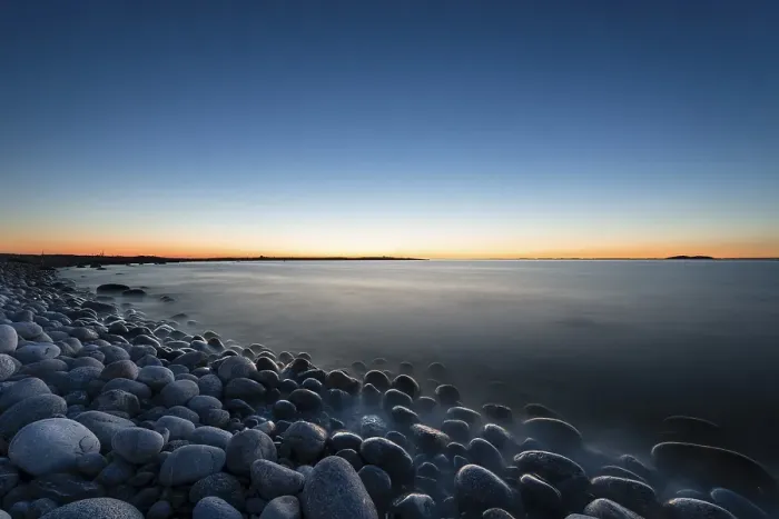 Framed Print : Pebble beach at Bore, Randaberg Framed Print : Pebble beach at Bore, Randaberg