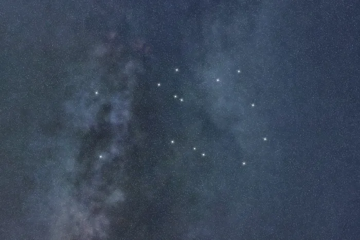 Framed Print : Pegasus star constellation, Night sky