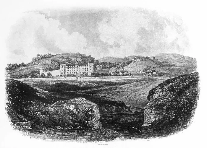 Framed Print : Penitentiary in Pittsburgh, illustration from Travels in the Interior of North America