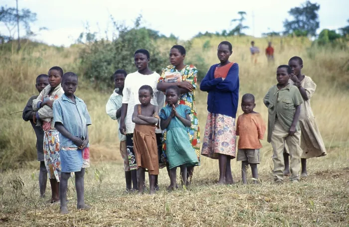 Framed Print : People, children, boys, girls, Bwangu Mzimba