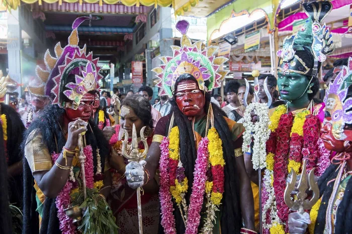 Framed Print : People dress as Hindu God, Thoothukudi Framed Print : People dress as Hindu God, Thoothukudi