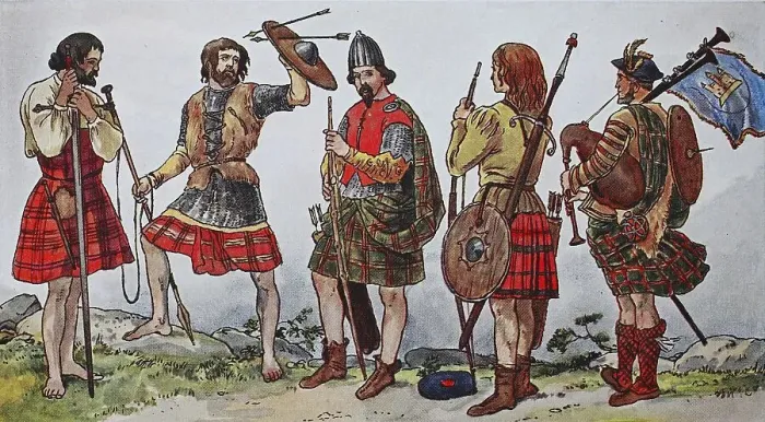 Framed Print : People in traditional costumes