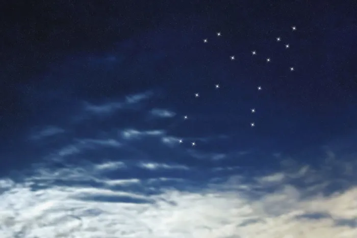 Framed Print : Perseus star constellation, Night sky