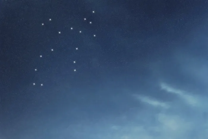Framed Print : Perseus star constellation, Night sky