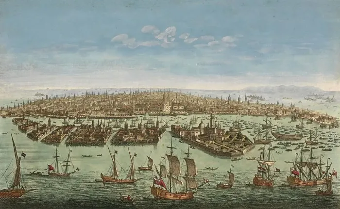 Framed Print : A perspective view of Venice, 1770