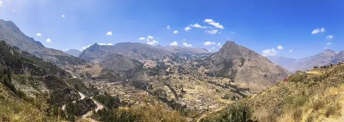 Framed Print : Peru, scenic panoramic mountain landscapes of Scared Valley Valle Sagrado in Cusco