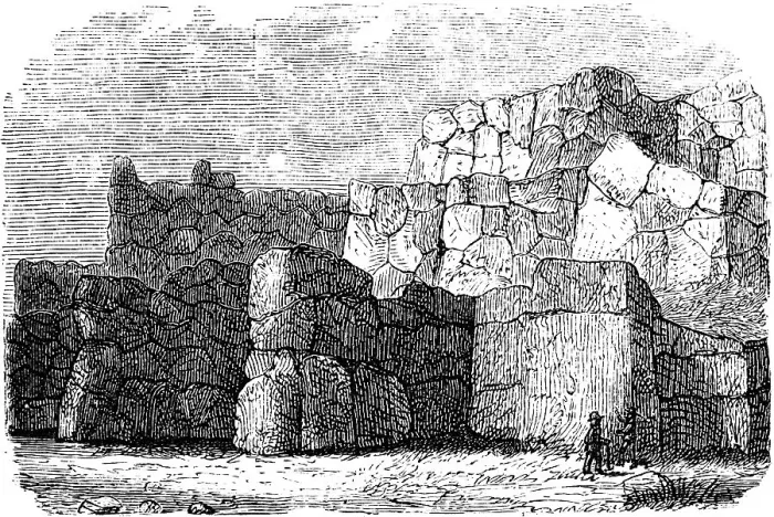 Framed Print : Peruvian city wall Sacsayhuaman in Cusco
