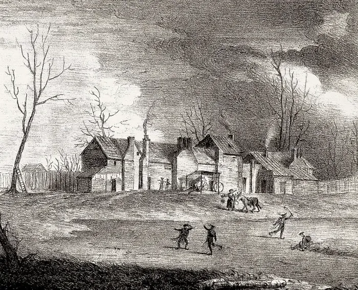 Framed Print : Pest house, Tothill Fields, Westminster