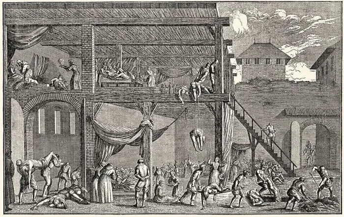 Framed Print : Pesthospital in Vienna, Waehringerstrasse