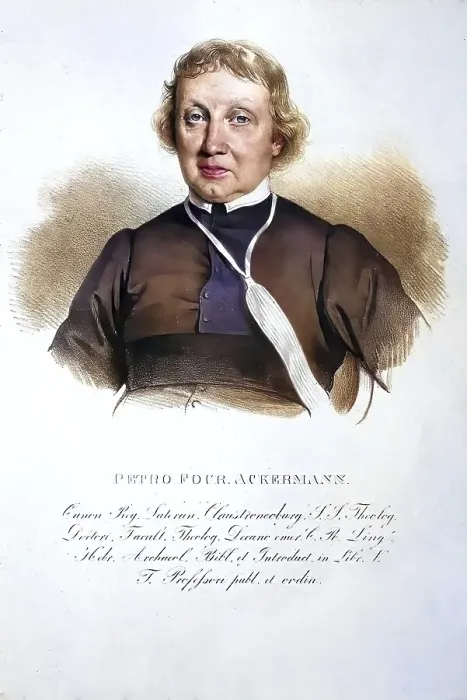 Framed Print : Peter Ackermann (1771-1831), Austrian theologian Framed Print : Peter Ackermann (1771-1831), Austrian theologian