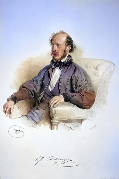 Framed Print : Peter von Rittinger (born 23 January 1811 in Neutitschein)
