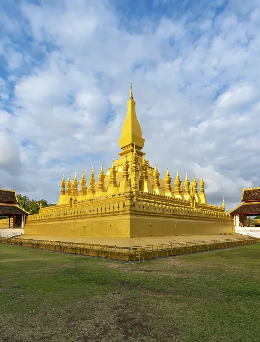 Framed Print : Pha That Luang stupa, Vientiane, Laos, Asia Framed Print : Pha That Luang stupa, Vientiane, Laos, Asia