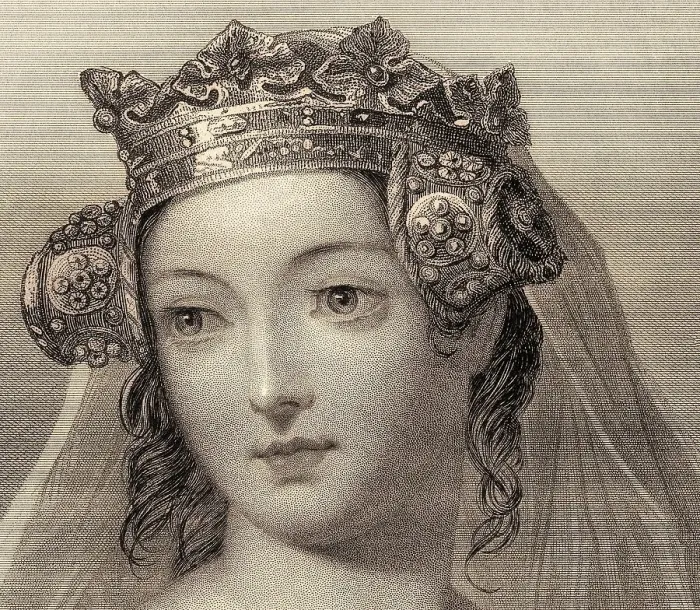 Framed Print : Philippa of Hainault, 1310 or 1315 - 1369