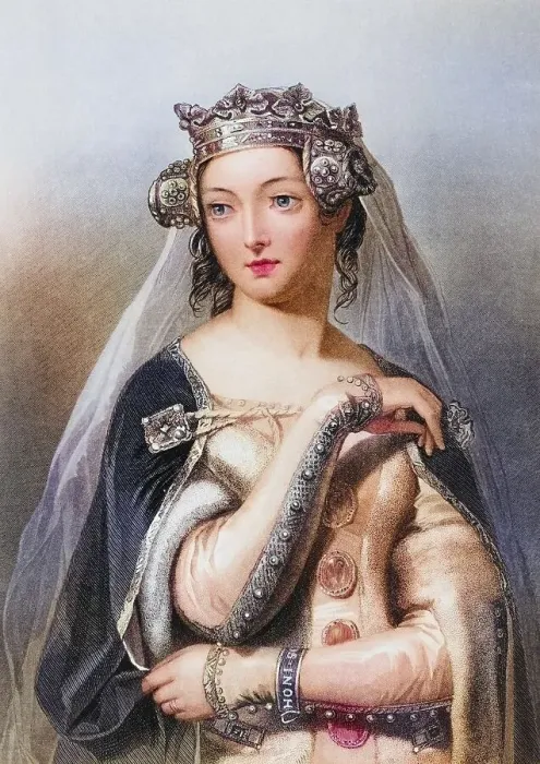 Framed Print : Philippa of Hainault, ca. 1314-1369