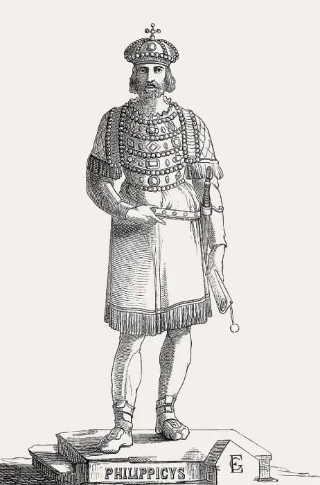Framed Print : Philippikos or Philippicus, Emperor of the Byzantine Empire from 711 to 713