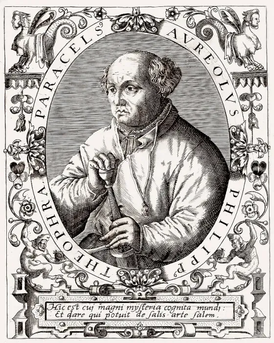 Framed Print : Philippus Theophrastus Aureolus Bombast von Hohenheim or Paracelsus