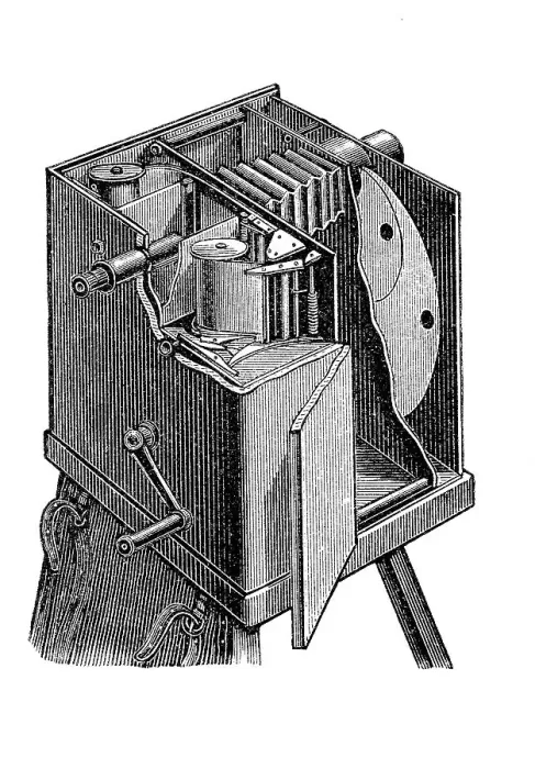Framed Print : A photochronograph made by Etienne-Jules Marey Framed Print : A photochronograph made by Etienne-Jules Marey