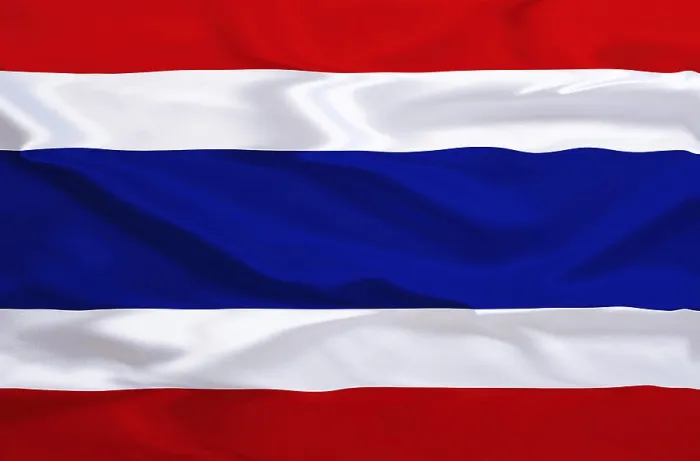 Framed Print : Photomontage, Flag of Thailand, Asia, Studio