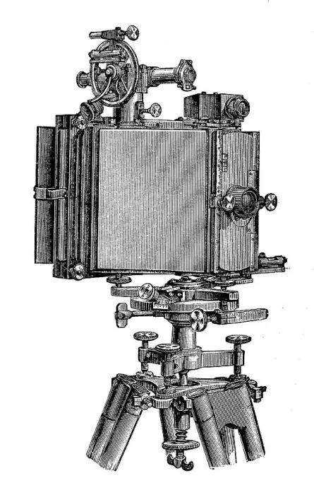 Framed Print : A phototheodolite by the Hartl company