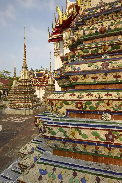 Framed Print : Phra Chedi Rai at Wat Pho, Bangkok, Thailand Framed Print : Phra Chedi Rai at Wat Pho, Bangkok, Thailand