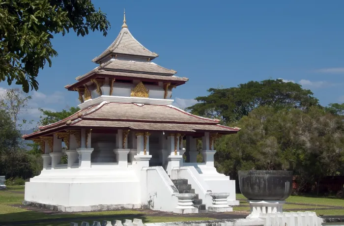 Framed Print : Phrae town was built next to the Yom River in the 12th century and was part of the Mon kingdom of Haripunchai