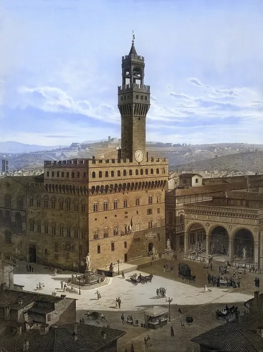 Framed Print : Piazza della Signoria, Florence