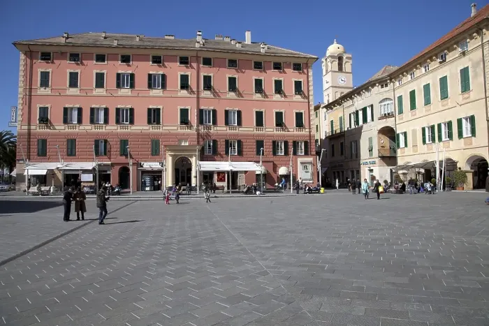 Framed Print : Piazza Vittorio Emanuele II square Framed Print : Piazza Vittorio Emanuele II square
