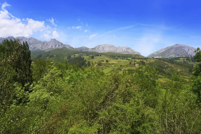 Framed Print : Picos de Europa view from Potes in Cantabria Spain