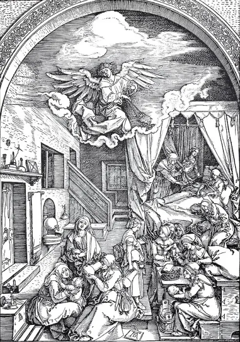 Framed Print : Picture cycle From the Life of the Virgin
