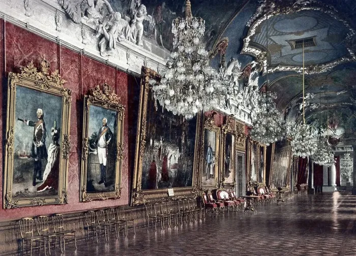 Framed Print : Picture Gallery in the Royal Palace in Berlin