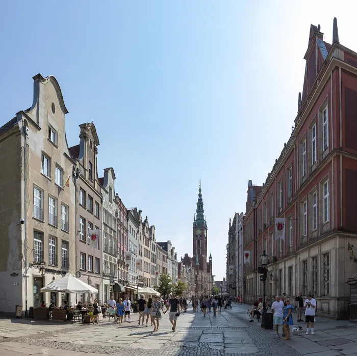 Framed Print : A picture of the Long Street in Gdansk