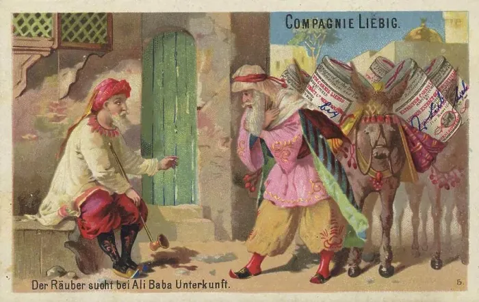 Framed Print : Picture series Alibaba, 1883, Paris Framed Print : Picture series Alibaba, 1883, Paris