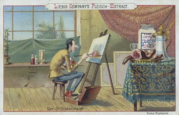 Framed Print : Picture series artist, painter: the still life painter