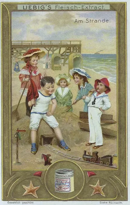 Framed Print : Picture series On the beach, children building a sandcastle
