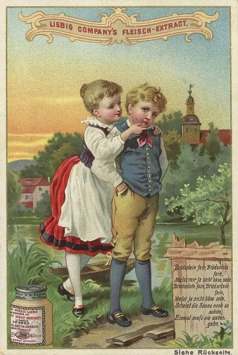 Framed Print : Picture series Children, Bruederlein must mir nicht mehr boese sein Framed Print : Picture series Children, Bruederlein must mir nicht mehr boese sein