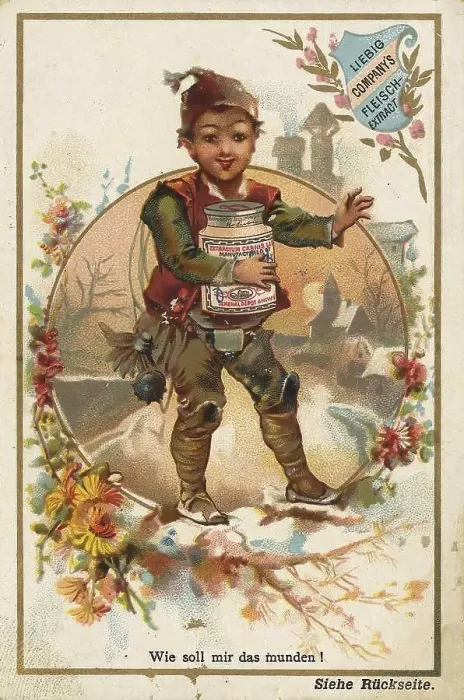 Framed Print : Picture series Children in various professions with Liebig glass
