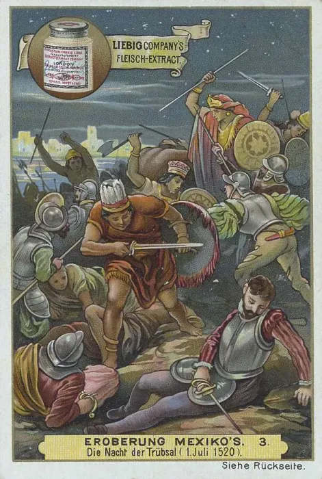 Framed Print : Picture series Conquest of Mexico Framed Print : Picture series Conquest of Mexico