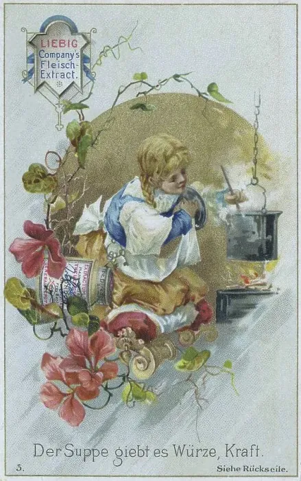 Framed Print : Picture series the cook, it gives spice to the soup